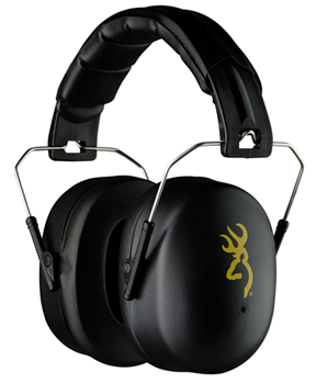 106231 Browning 12699 HDR Hearing Protector 37 dB Over the Head Black Foam Ear Cups wit