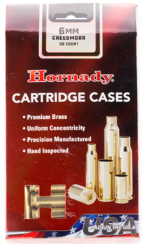 Hornady Mfg Co 1065 Hornady 86280 Unprimed Cases  6mm Creedmoor Rifle Brass 50 Per Box
