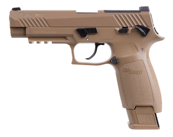 106511 Sig Sauer Airguns AIRM17177 P320-M17 Air Pistol CO2 177 Pellet 20rd Coyote Frame