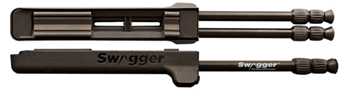 Swagger Llc 106704 Swagger SWAGBPHT42 Hunter42  Bipod 9.75-41.25" Polymer