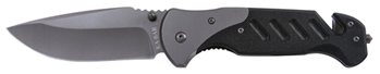 Kabar 106855 Ka-Bar 3085 Coypu  3.75" Clip Point Plain 5Cr15 Stainless Steel G10 Black Handle