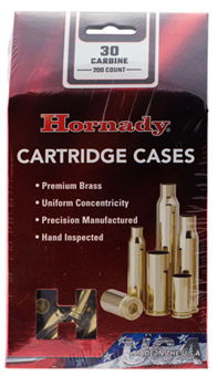 Hornady Mfg Co 1070 Hornady 8650 Unprimed Cases  30 Carbine Rifle Brass 200 Per Box