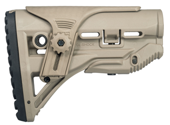 Fab Defense (us 107038 FAB Defense FXGLSHOCKCP GL-Shock CP Buttstock with Adjustable Cheekrest & Anti-R