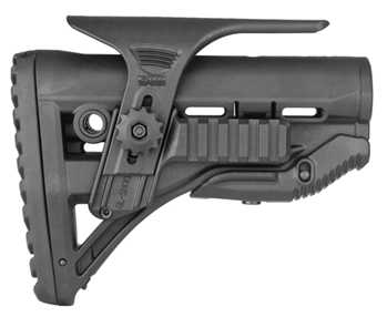 Fab Defense (us 107039 FAB Defense FXGLSHOCKPC GL-Shock PCP Buttstock Matte Black Synthetic Fixed Stora