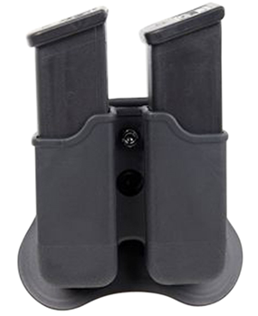 Bulldog Cases 10760 Bulldog PGM Magazine Holder  with Paddle Holds 2 Mags Fits Glock 17,19,22,23,26,