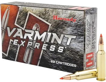 Hornady Mfg Co 107644 Hornady 81531 Varmint Express   224 Valkyrie 60 GR V-Max Polymer Tip 20 Bx/ 10 C