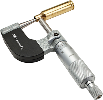 Hornady Mfg Co 107671 Hornady 050059 Vernier Ball Micrometer Silver Stainless Steel