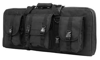 Ncstar / Vism 107877 NcStar CVCPD2962B28 VISM Deluxe SubGun Case 28" Black PVC Fabric with Exterior P