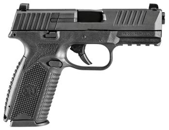 FN 66100463 509 Mid-Size  9mm Luger Double 4" 15+1 Black Interchangeable Backstr