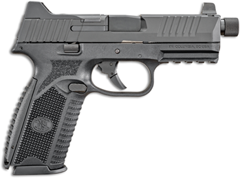 FN 66100527 509 Tactical 9mm Luger Double 4.5" 10+1 Black Interchangeable Backst