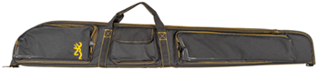 108070 Browning 1419559902 Black & Gold Shotgun Case made of 600D Polyester Ripstop wit