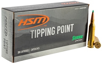 Hsm/hunting Sha 108174 HSM 24321N Tipping Point  243 Win 90 gr Sierra GameChanger 20 Bx/ 25 Cs