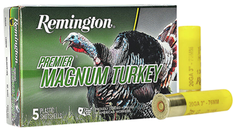108424 Remington Ammunition P20XHM6A Premier Magnum Copper-Plated Buffered Turkey  20 G