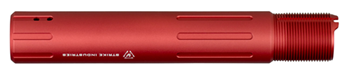 Strike Industri 108448 Strike ARCARPRESLICKRED Receiver Extension Tube  AR Pistol Platform Red Anodized