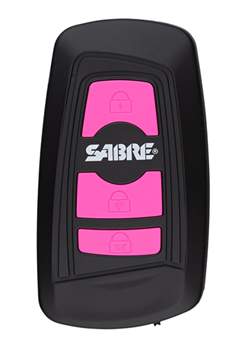 Security Equip 108617 Sabre S1013PK 3-In-1 Stun Gun Safety Tool Pink Polymer 1.15 uC Pain Rating Featu