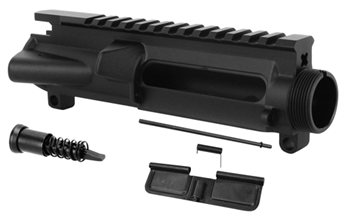 Tacfire 108760 TacFire UP01C Stripped Upper Receiver  5.56x45mm NATO 7075-T6 Aluminum Black Ano