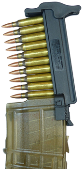 Maglula Ltd. 108911 Maglula LU54B StripLULA Loader Made of Polymer with Black Finish for 223 Rem, 5.