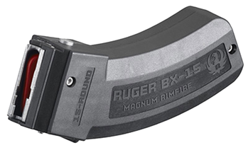 109423 Ruger 90585 BX-15   17 HMR/22WMR 15 Round Polymer Black Finish