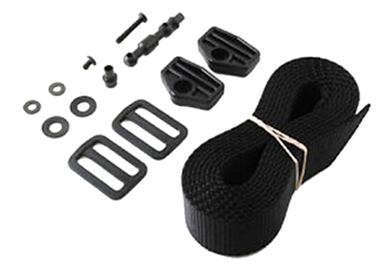 109466 Kel-Tec SU16901 Dual Point Sling made of Black Nylon with Adjustable Design for