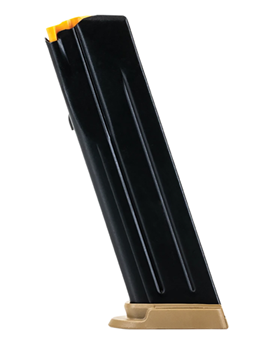 109632 FN 201003461 OEM  Black with Flat Dark Earth Base Pad Detachable 17rd 9mm Luger