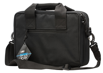 Ncstar / Vism 109680 NcStar CPDX2971B VISM Double Pistol Range Bag with Mag Pouches, Loop Fasteners,