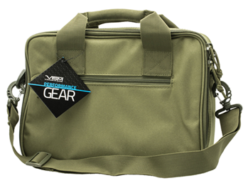 Ncstar / Vism 109682 NcStar CPDX2971G VISM Double Pistol Range Bag with Mag Pouches, Loop Fasteners,