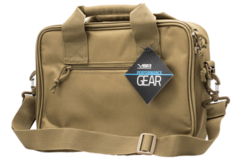 Ncstar / Vism 109683 NcStar CPDX2971T VISM Double Pistol Range Bag with Mag Pouches, Loop Fasteners,