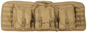 Ncstar / Vism 109691 NcStar CVDC2946T36 VISM Double Carbine Case Tan PVC Nylon with Foam Padding, Loc