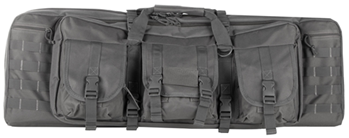 Ncstar / Vism 109693 NcStar CVDC2946U36 VISM Double Carbine Case Urban Gray PVC Nylon with Foam Paddi