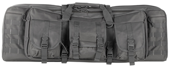 Ncstar / Vism 109694 NcStar CVDC2946U42 VISM Double Carbine Case Urban Gray PVC Nylon with Foam Paddi