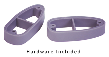 Crickett/keysto 109758 Crickett KSA000012 Crickett Length Of Pull Spacer Kit made of Polymer with Purpl