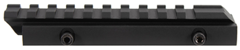 Aim Sports Inc 109969 Aim Sports MT012L Riser Mount  Black Anodized High Profile Picatinny/Weaver Moun
