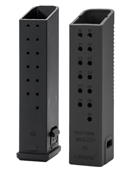 Kriss Usa 110485 Kriss USA KVAMX2K90BL00 Mag-Ex2 Extension Kit made of Polymer with Black Finish