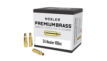110655 Nosler 10085 Unprimed Cases  24 Nosler Rifle Brass 100 Per Box