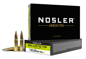 110672 Nosler 40069 Ballistic Tip  7.62x39mm 123 gr Ballistic Tip 20 Bx/ 10 Cs