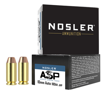 110681 Nosler 51400 Match Grade  10mm Auto 180 gr Jacketed Hollow Point (JHP) 20 Bx/ 20