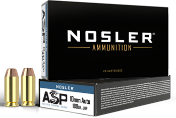 110682 Nosler 51412 Match Grade  10mm Auto 180 gr Jacketed Hollow Point (JHP) 50 Bx/ 10