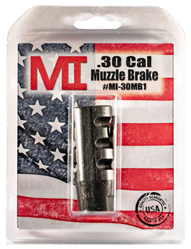 110729 Midwest Industries MIAR30MB1 Muzzle Brake  Black Phosphate Steel with 5/8"-24 tp