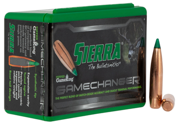 Sierra Bullets 110789 Sierra 4565T Tipped GameKing  7mm .284 165 gr Hollow Point Boat-Tail (HPBT) 50 P