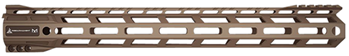 110814 Rise Armament RA905135FDE RA-905 Handguard 13.50" 6061-T6 Aluminum Flat Dark Ear