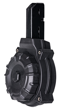 Promag 111589 ProMag DRMA10 AR-15  9mm Luger Colt AR-15 SMG Type 50rd Black Drum