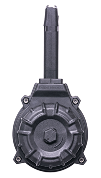 Promag 111590 ProMag DRMA11 Glock Compatible  9mm Luger G17, 19 50rd Black Drum