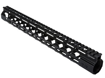 Firefield / Lan 111998 Firefield FF34067 Verge Handguard 15" M-LOK Style Made of Aluminum with Black An