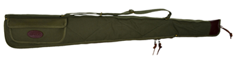 Boyt Harness Co 112067 Boyt Harness OGC97PXL9 Alaskan Shotgun Case made of Waxed Canvas with OD Green F