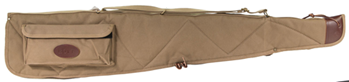Boyt Harness Co 112072 Boyt Harness OGC98PM06 Alaskan Rifle Case 44" Kahki Waxed Canvas with Brass Hard