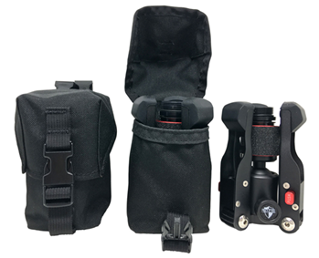 Mid-evil Indust 112108 Mid-Evil Industries MOLLEBLACK MOLLE Pouch  Black