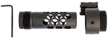 Tnw Firearms In 112175 TNW Firearms ASRX-ADPT-XXXX-BKXX AR-15 Shroud Adapter for ASR Black Aluminum
