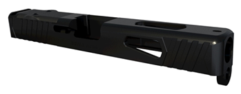 112217 Rival Arms RA10G105A Precision Slide Doc Optic Cut fits Glock 17 Gen3 Black 17-4