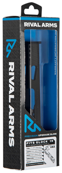 112220 Rival Arms RA10G206A Precision Slide Doc Optic Cut fits Glock 19 Gen4 Black QPQ
