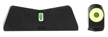 Xs Sight System 112240 XS Sights GL0009S5Y DXT II Big Dot fits Glock 17,19,22-24,26-27,31-36,38 Gen1-5